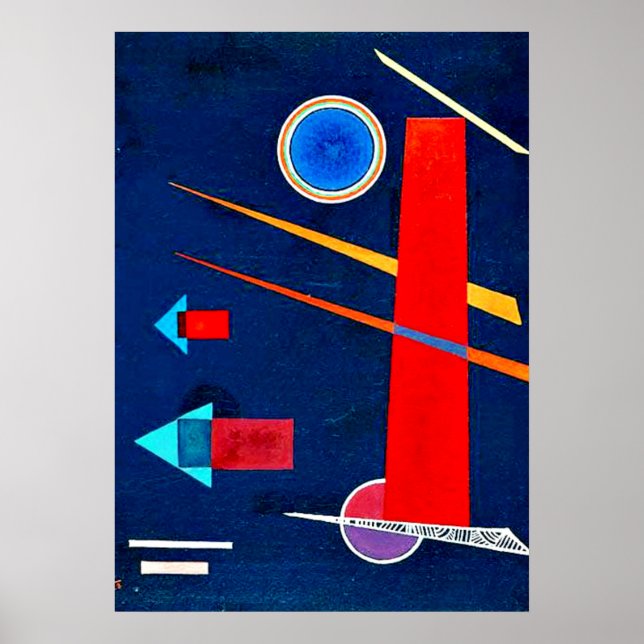 Kandinsky - Mighty Red Poster (Framsidan)