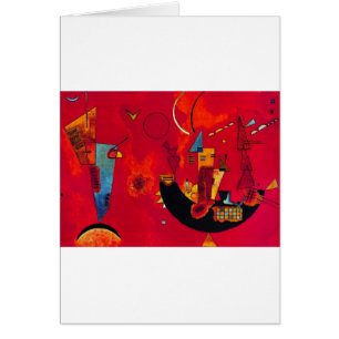 Kandinsky Mit und Gegen Hälsningskort
