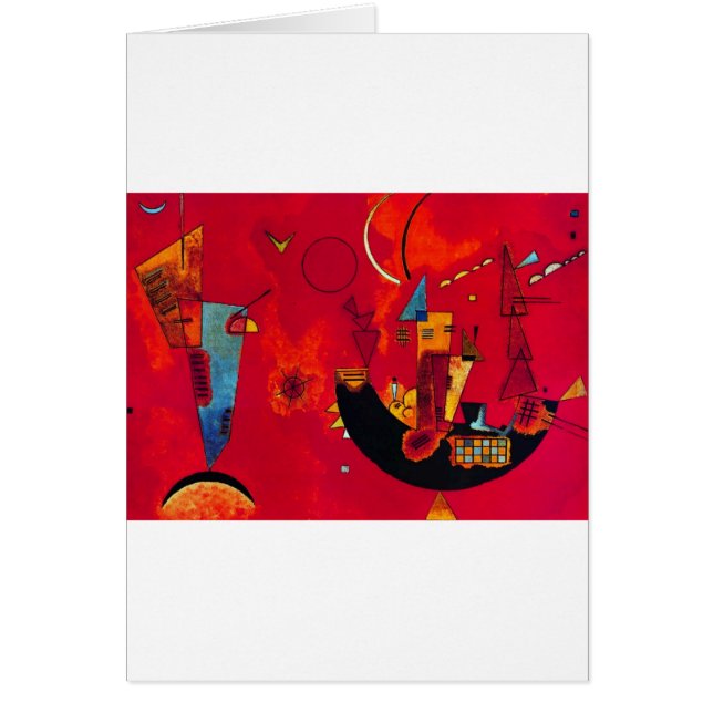Kandinsky Mit und Gegen Hälsningskort (Framsidan)
