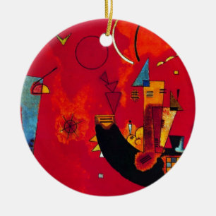 Kandinsky Mit und Gegen Julgransprydnad Keramik