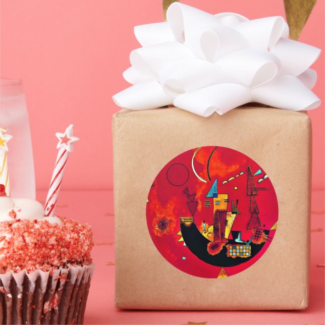 Kandinsky - Mit und Gegen Runt Klistermärke (Part)