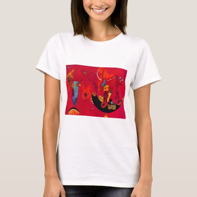 Kandinsky Mit und Gegen Tee Shirt (Framsida)