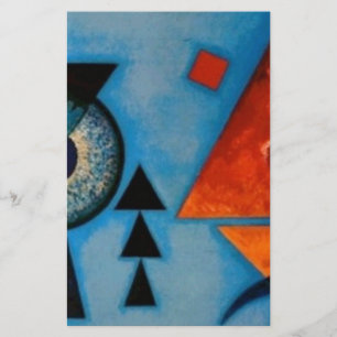 Kandinsky Mjuk Hård Abstrakt Brevpapper