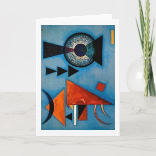 Kandinsky mjuk hård abstrakt kort (Framsida)