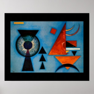 Kandinsky Mjuk Hård Abstrakt Poster