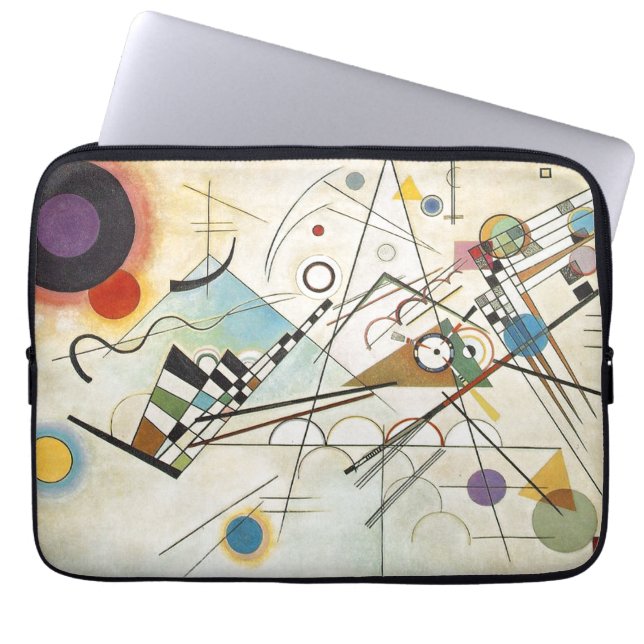 Kandinsky Modern Absract Expressionist Art Laptop Fodral (Framsidan)