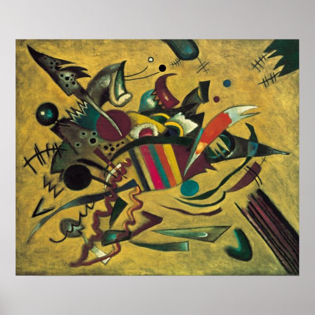 Kandinsky Modern Absract Expressionist Artwork Poster (Framsidan)