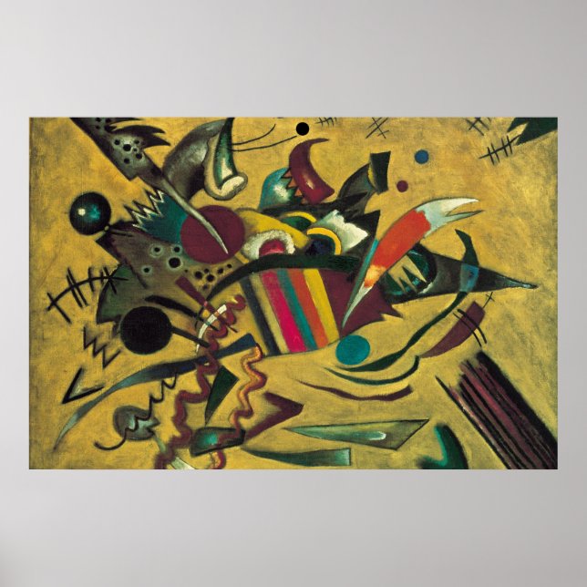 Kandinsky Modern Absract Expressionist Artwork Poster (Framsidan)