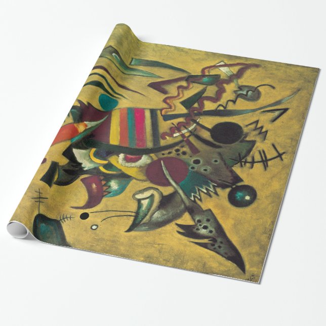 Kandinsky Modern Abstrakt Artwork Presentpapper (Utrullad)