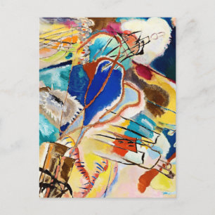 Kandinsky modern abstrakt målning konstverk vykort