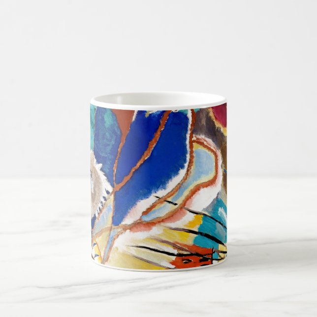 Kandinsky Modern Abstrakt Painting Art Kaffemugg (Center)