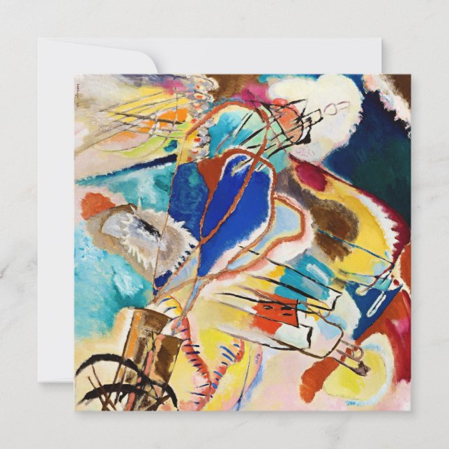 Kandinsky Modern Abstrakt Painting Artwork (Framsida)