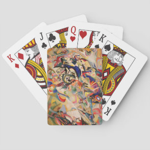 Kandinsky Modern Abstrakt Painting Artwork Casinokort