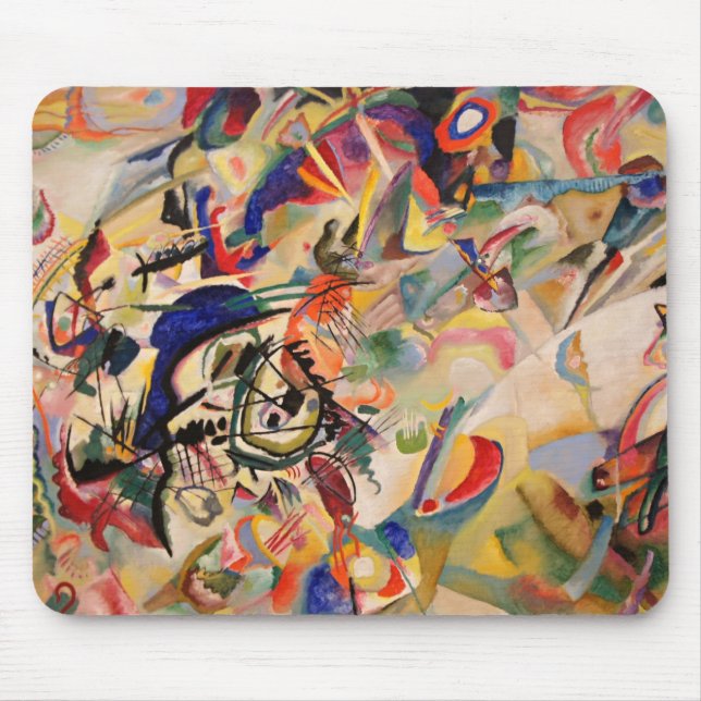 Kandinsky Modern Abstrakt Painting Artwork Musmatta (Framsidan)