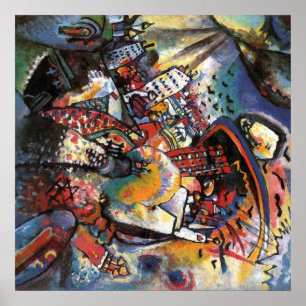 Kandinsky Moskva I Abstrakt Painting Poster