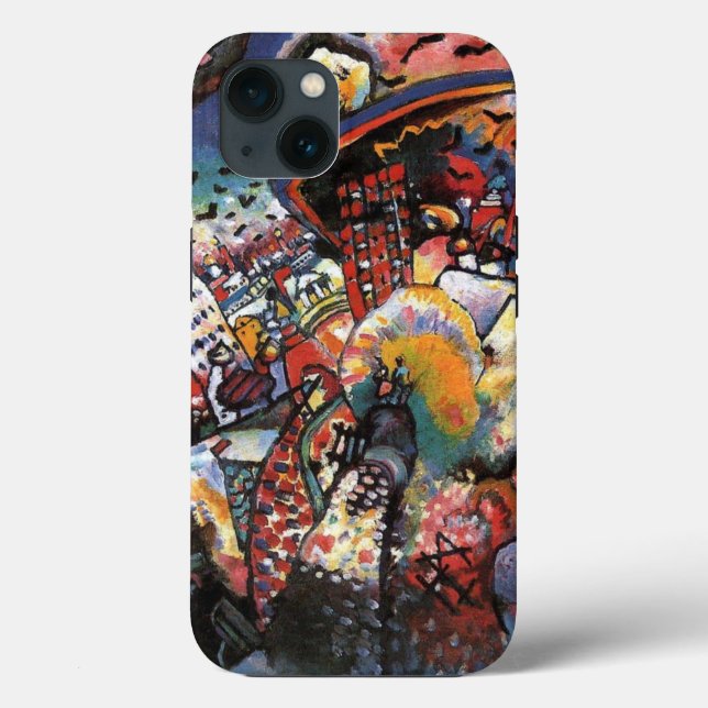 Kandinsky Moskva I Cityscape Abstrakt Painting (Baksida)