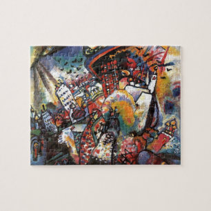 Kandinsky Moskva I Cityscape Abstrakt Painting Pussel