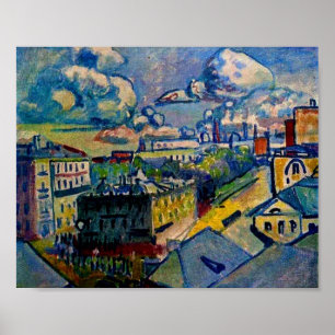 Kandinsky - Moskva, Zubovskaya Square, Studie Poster