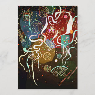 Kandinsky Movement I-inbjudningar Inbjudningar