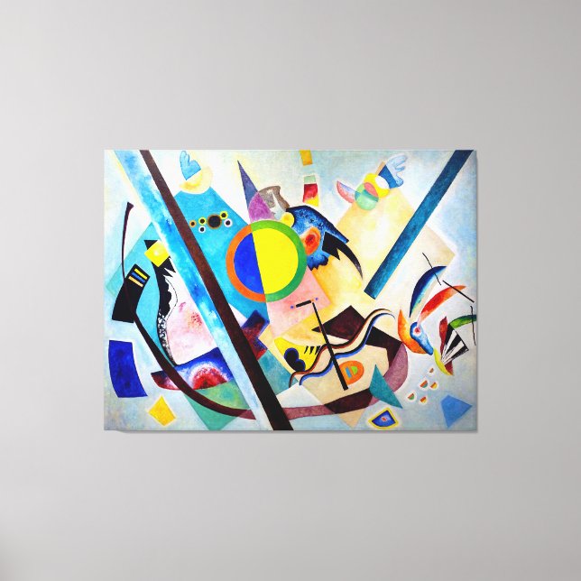 KANDINSKY - MULTICOLORED CIRCLE - 1921 - Bauhaus - Canvastryck (Framsida)