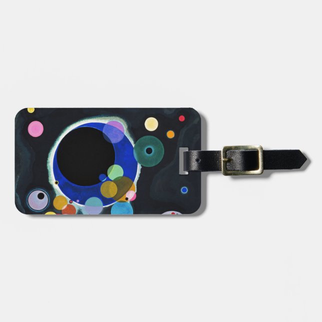 Kandinsky Multiple Circles Abstrakt Bagagebricka (Horisontell Framsida)