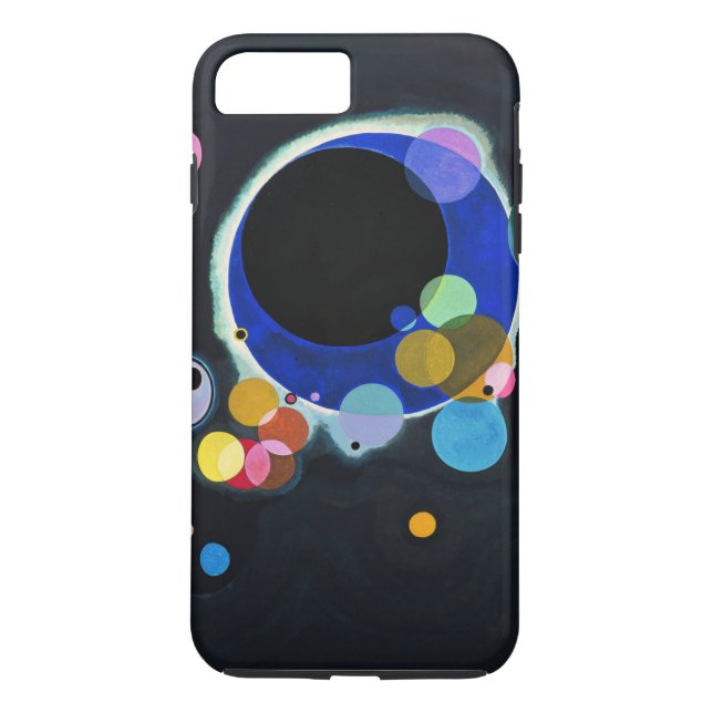 Kandinsky Multiple Circles Abstrakt Case-Mate iPhone Skal (Baksida)