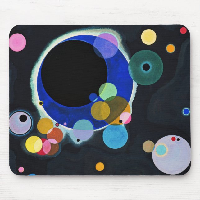 Kandinsky Multiple Circles Abstrakt Musmatta (Framsidan)