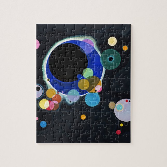 Kandinsky Multiple Circles Abstrakt Pussel (Vertikal)