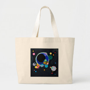 Kandinsky Multiple Circles Artwork Jumbo Tygkasse