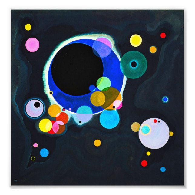Kandinsky Multiple Circles Skriv ut Fototryck (Framsidan)