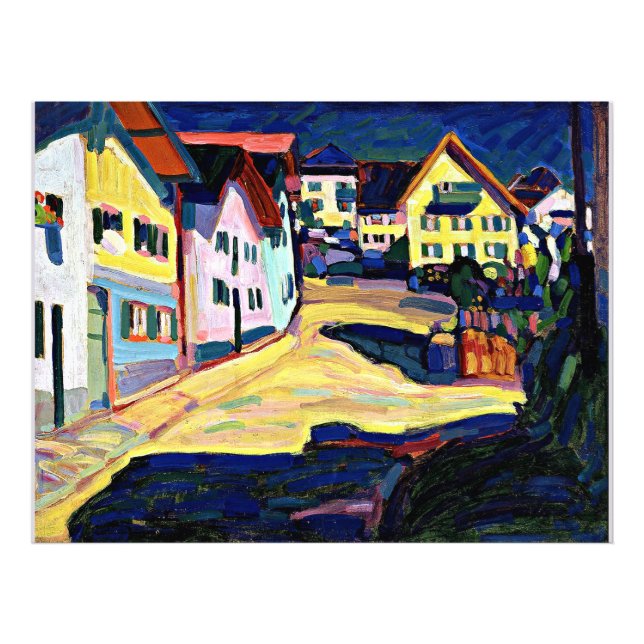 Kandinsky - Murnau, Burggrabenstrasse 1 Fototryck (Framsidan)