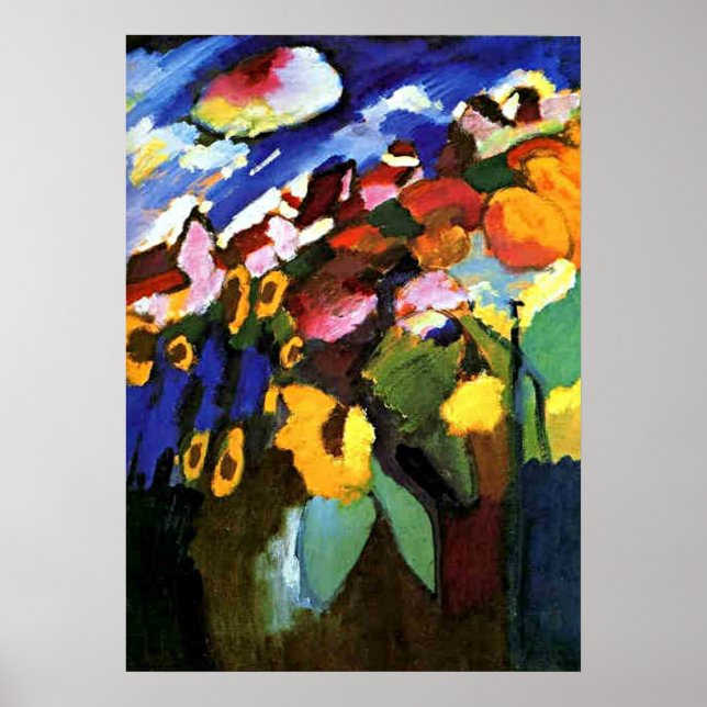 Kandinsky - Murnau Garden Poster (Framsidan)