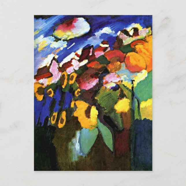 Kandinsky - Murnau Garden Vykort (Framsida)