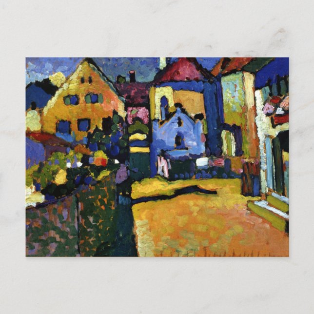 Kandinsky - Murnau - Grungasse Vykort (Framsida)