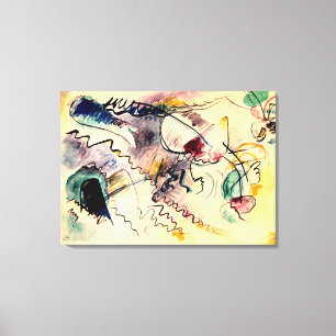 Kandinsky - Namnlös, 1913-grafik Canvastryck
