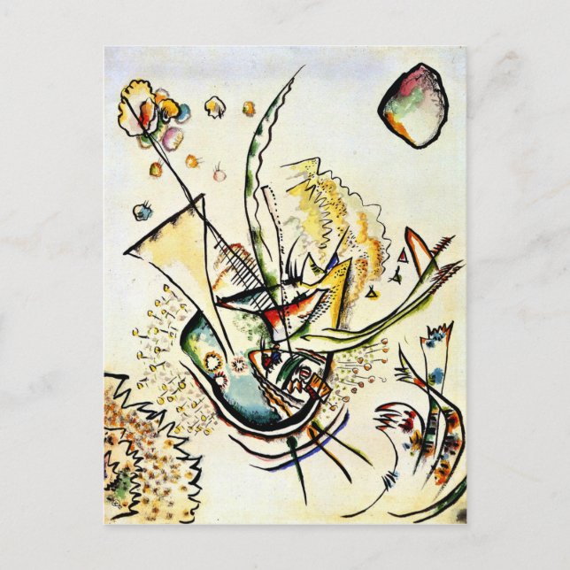 Kandinsky - namnlös, 1918 vykort (Framsida)