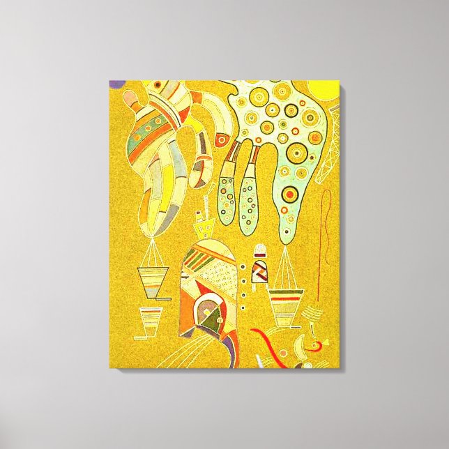 Kandinsky - Namnlös, 1941-grafik Canvastryck (Framsida)