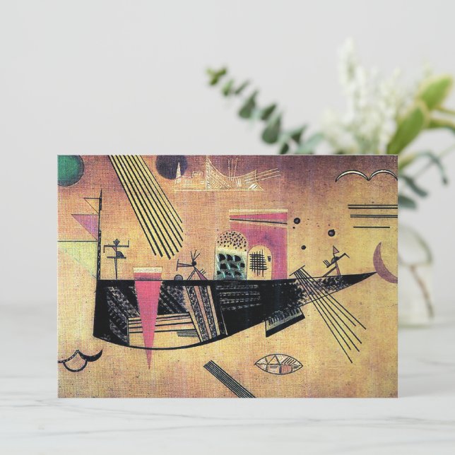 Kandinsky - Nyckfull, berömd målning, (Stående Fram)