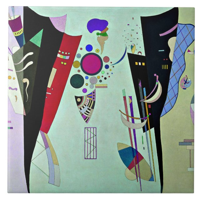 Kandinsky - Ömsesidiga överenskommelser Kakelplatta (Framsidan)