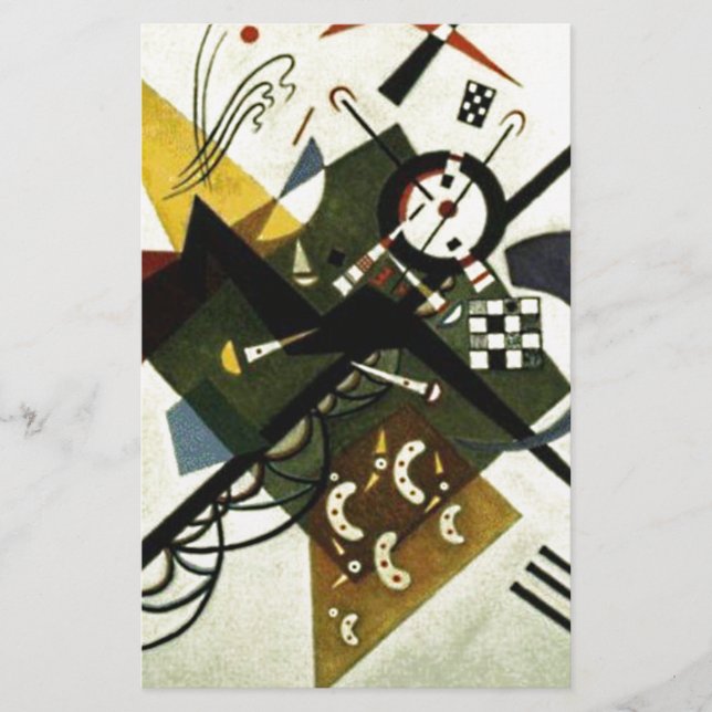Kandinsky On White II Brevpapper (Framsida)