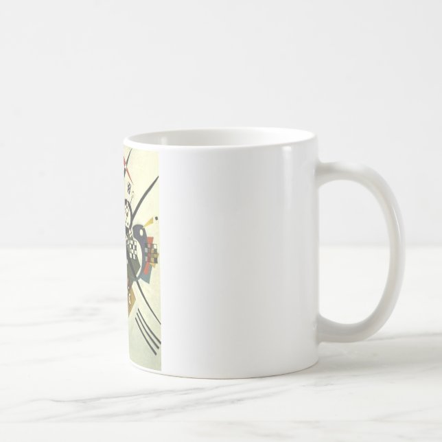Kandinsky On White II Kaffemugg (Höger)