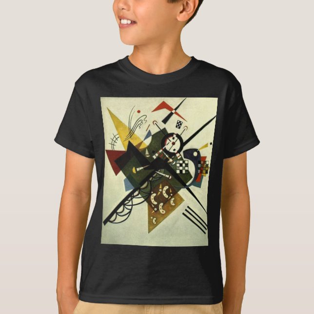 Kandinsky On White II T-shirt (Framsida)
