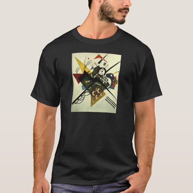 Kandinsky On White II T Shirt (Framsida)