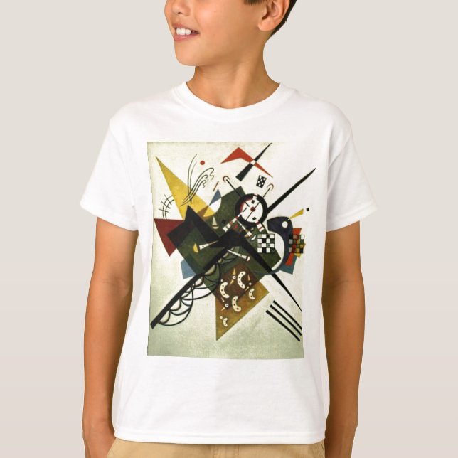 Kandinsky On White II T Shirt (Framsida)