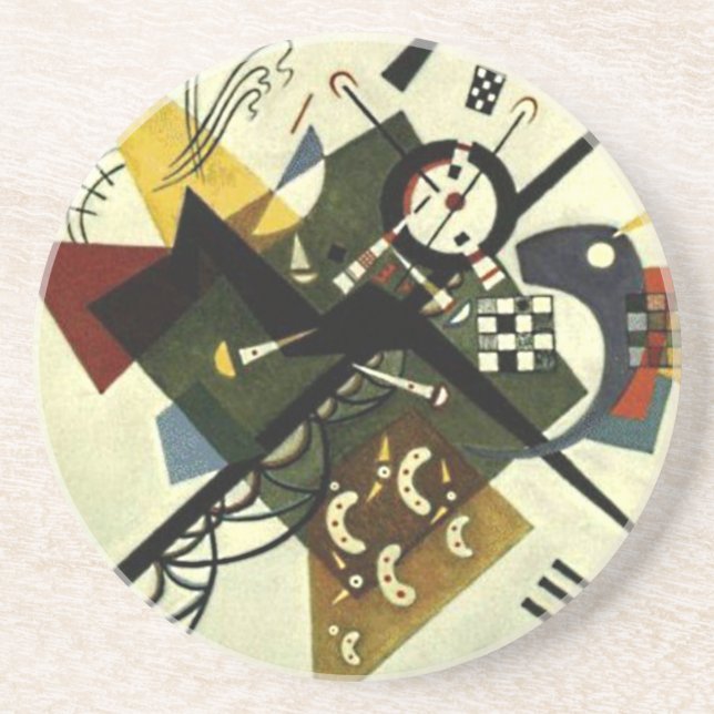 Kandinsky On White II Underlägg (Framsidan)