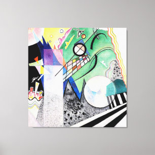 KANDINSKY - ÖPPEN GRÖNT - 1923 - Bauhaus - Canvastryck