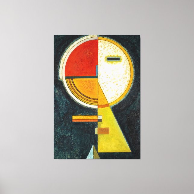 KANDINSKY - OSTABIL KOMPLEMENT - 1930 -Bauhaus- Canvastryck (Framsida)