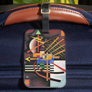 Kandinsky - Ovanför och Lämnat berömd konst Bagagebricka