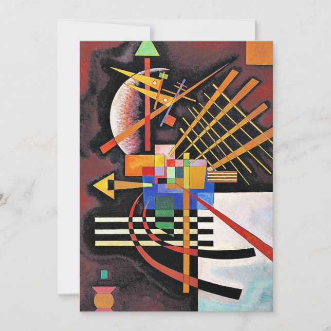 Kandinsky - Ovanför och Lämnat. Kort (Framsida)