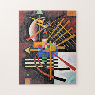 Kandinsky - Ovanför och Lämnat. Pussel